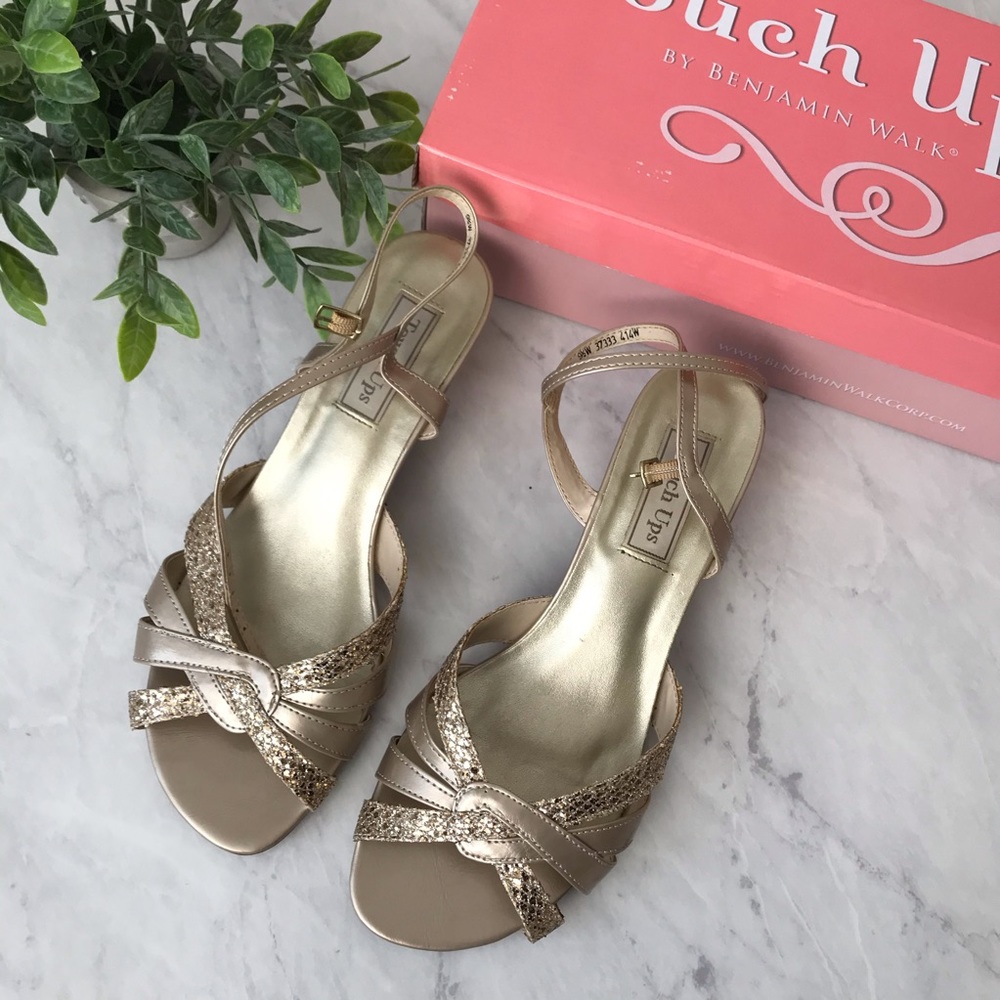 🔺EUC Jane Champagne 9.5 Wide Heels